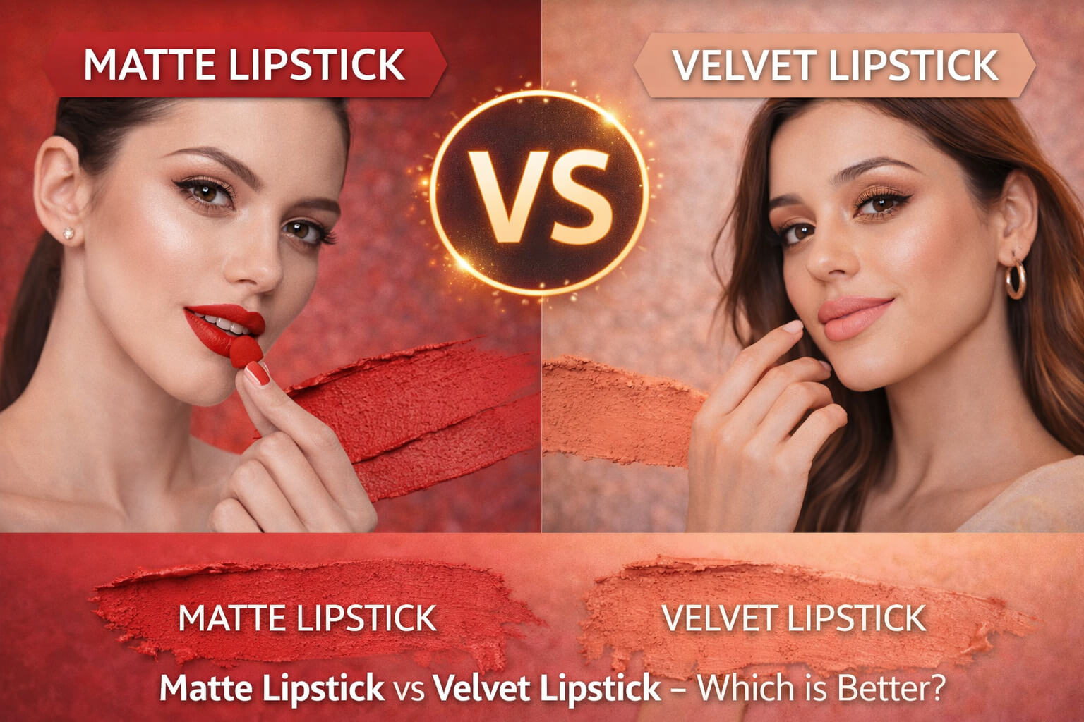Matte Lipstick vs Velvet Lipstick – Which is Better?