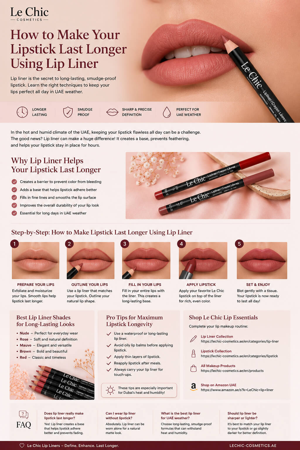 How to Make Your Lipstick Last Longer Using Lip Liner